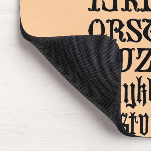 Google Letters Mouse Pad Mousepad (Ecke)