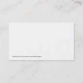 Google Maps-Verzeichnis-Visitenkarte Visitenkarte (Rückseite)