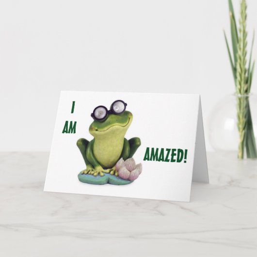 GOOGLE-MIT AUGEN FROG-RETIREMENT-FUN KARTE (Vorderseite)