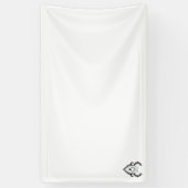 Google Pay Rangoli Stempel Design Vinyl Banner (Vertikal)