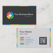 Google plus Visitenkarte (Vorne/Hinten)