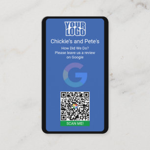 Google Review Business Card für kleine Unternehmen Visitenkarte