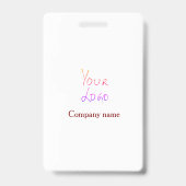 Google review business logo Scan QR review Ausweis (Rückseite)