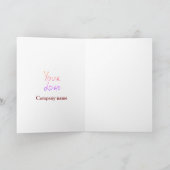 Google review business logo Scan QR review Karte (Innenseite)