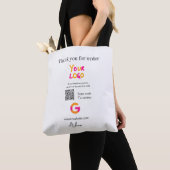 Google review business logo website scan QR code Tasche (Von Nahem)