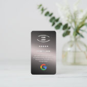 Google Review Cards Visitenkarte (Stehend Vorderseite)