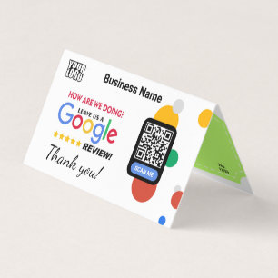 Google Review - Falsche Visitenkarte mit Coupon Visitenkarten
