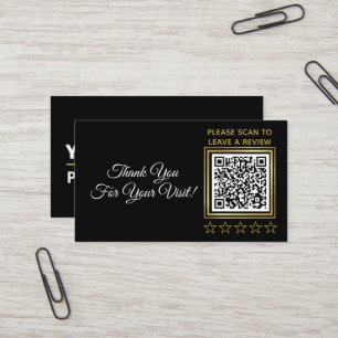 Google Review für das Logo von Black Gold QR Compa Visitenkarte