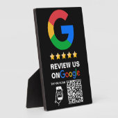 Google Review für moderne schwarze benutzerdefinie Fotoplatte (Seite)