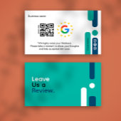 Google Review Mein Business Modern QR Code Visitenkarte
