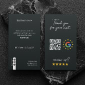 Google Review My Business Social Media QR-Code Visitenkarte