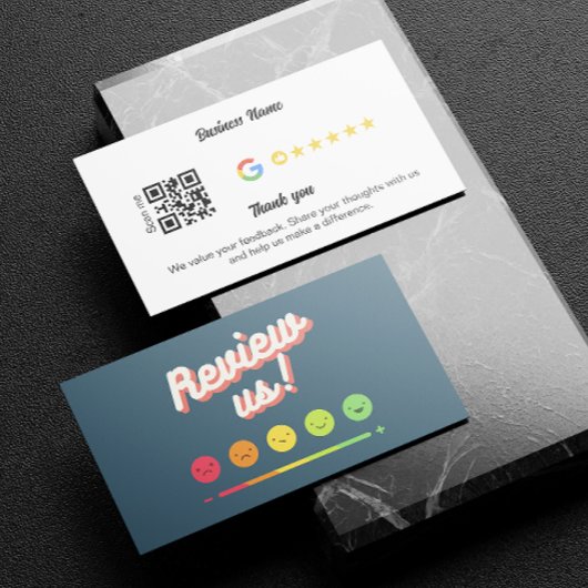 Google Review My Business Vielen Dank Qr Code Visitenkarte