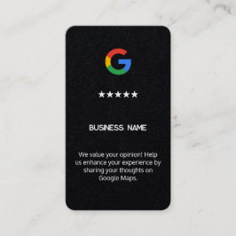 Google Review Premium Cards Visitenkarte
