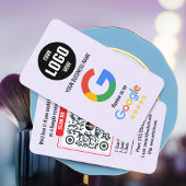 Google Review QR Code Business Card Template Visitenkarte