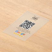 Google Review QR Code Business Review  Acryleinladungen (Ablage )