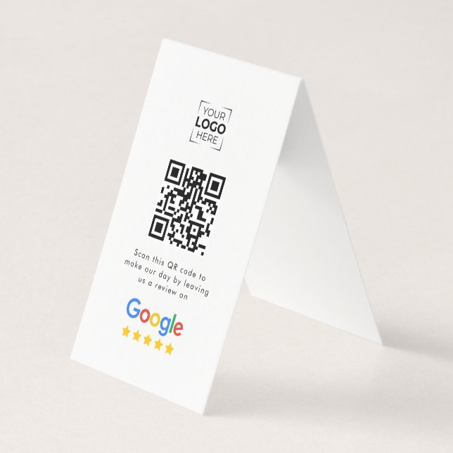Google Review QR-Code Geschäftskritik  (Vorderseite)