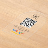 Google Review QR-Code Geschäftskritik Acryleinladungen (Ablage )