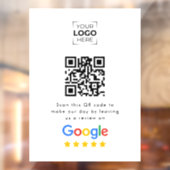 Google Review QR Code Geschäftskundenbewertung Fensteraufkleber (Blatt 2)