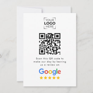 Google Review QR Code Geschäftskundenbewertung Karte