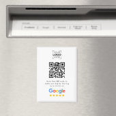 Google Review QR Code Geschäftskundenbewertung Magnet (In Situ (Geschirrspüler))