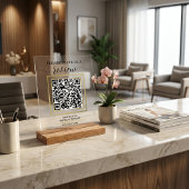 Google Review QR Code Sign - Personalisiertes Gesc Acrylschild
