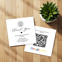 Google Review QR Code Vielen Dank
