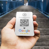 Google Review QR Code Vielen Dank Visitenkarte