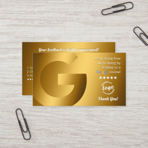 Google Review QR-Code Visitenkarte