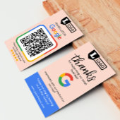 Google Review Request Card mit Logo Card Visitenkarte