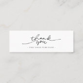 Google Review Thank You Mini Business Inserts Visitenkarte (Rückseite)