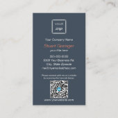 Google Review - Visitenkarte - Linkedin QR Link (Vorderseite)