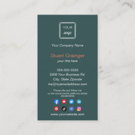 Google Review - Visitenkarte mit Social Media