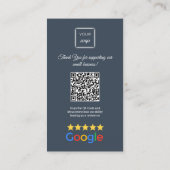 Google Review - Visitenkarte - Twitter QR Link (Rückseite)