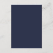 Google Reviews Business Review Link QR Code Navy Begleitkarte (Rückseite)