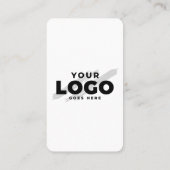 Google Reviews QR Code Business Review Link 5 Star Visitenkarte (Rückseite)