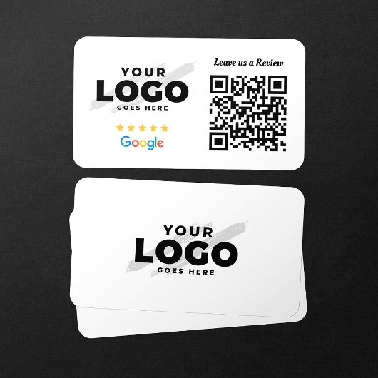 Google Reviews QR Code Business Review Link 5 Star Visitenkarte