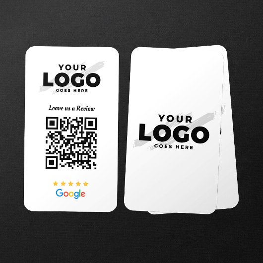 Google Reviews QR Code Business Review Link 5 Star Visitenkarte