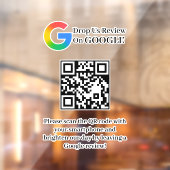 Google Reviews QR-Code-Fensteraufkleber Fensteraufkleber (Blatt 2)