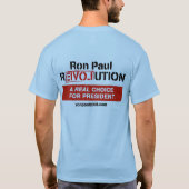 Google Ron Paul Uncle Sam T-Shirt (Rückseite)