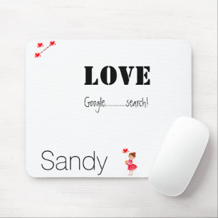 Google Search Liebe Hört Mouse Pad! Mousepad