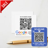 GOOGLE ÜBERPRÜFT QR-Code mit eigener Markenbezeich Begleitkarte
