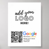 GOOGLE ÜBERPRÜFT QR-Code mit eigener Markenbezeich Poster (Vorne)