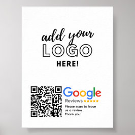 GOOGLE ÜBERPRÜFT QR-Code mit eigener Markenbezeich Poster