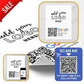 GOOGLE ÜBERPRÜFT QR-Code mit eigener Markenbezeich Poster