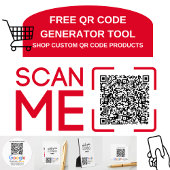 GOOGLE ÜBERPRÜFT QR-Code mit eigener Markenbezeich Postkarte