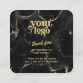 Google überprüft QR-Code Modernes Logo Business Re Begleitkarte (Rückseite)