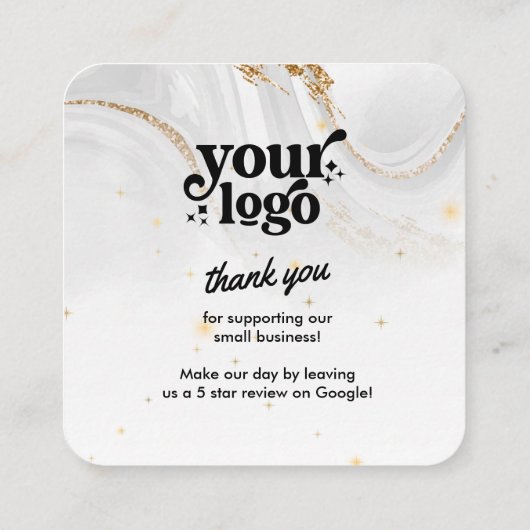 Google überprüft QR-Code Modernes Logo Business Re Begleitkarte (Rückseite)