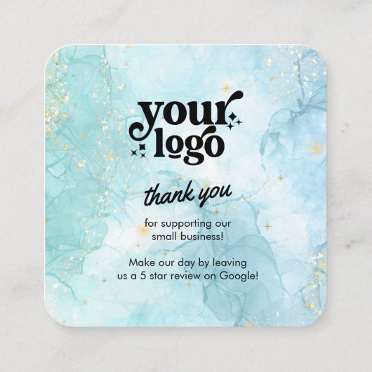 Google überprüft QR-Code Modernes Logo Business Re Begleitkarte (Rückseite)