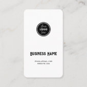 Google überprüft QR-Code Verlasst uns eine Überprü Visitenkarte (Vorderseite)