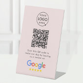 Google-Überprüfungsanforderung | QR Code Firmenlog Sockelschild